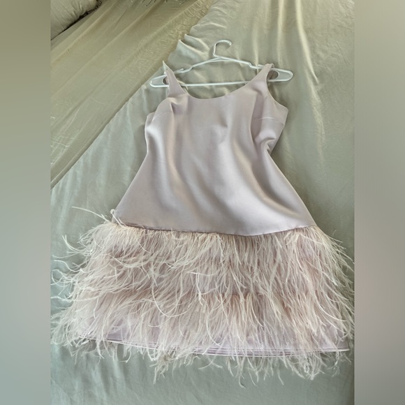 Elizabeth and James Pink Feather Dress💗 - Picture 2 of 3